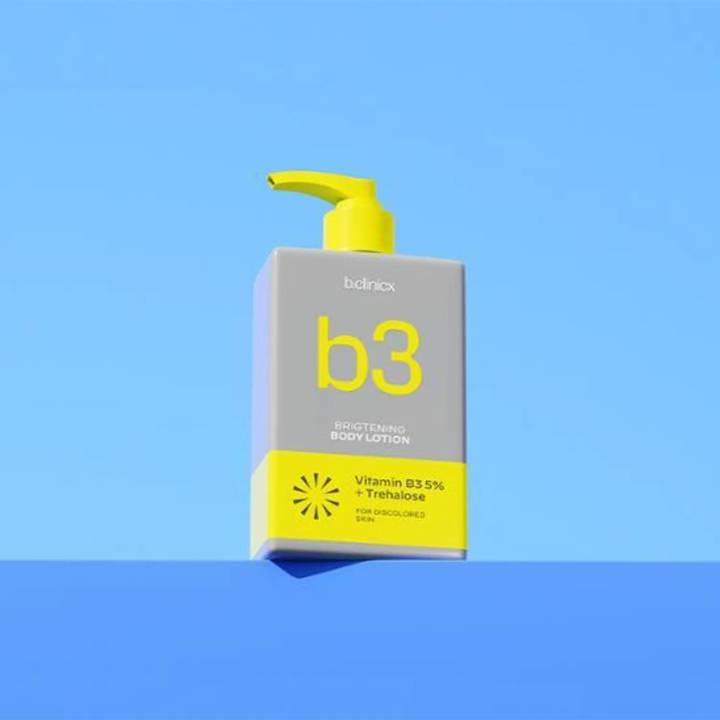 b.clinicx Vitamin B3 5% + Trehalose Brightening Turn On Body Lotion 300ml