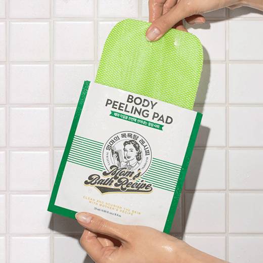 MOMS BATH RECIPE Body Peeling Pad 1P (2 Options)