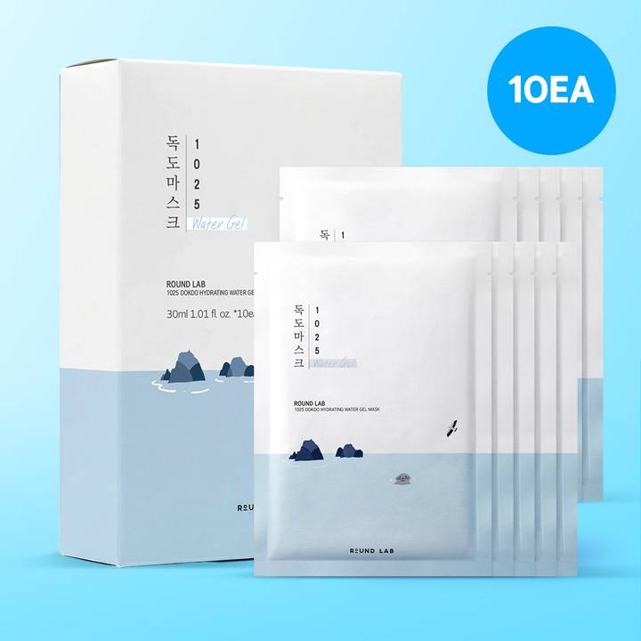 ROUND LAB 1025 Dokdo Hydrating Water Gel Mask Sheet 10ea