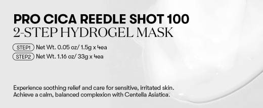 VT Pro Cica Reedle shot 100 2-Step Hydrogel Mask 10 Sheets