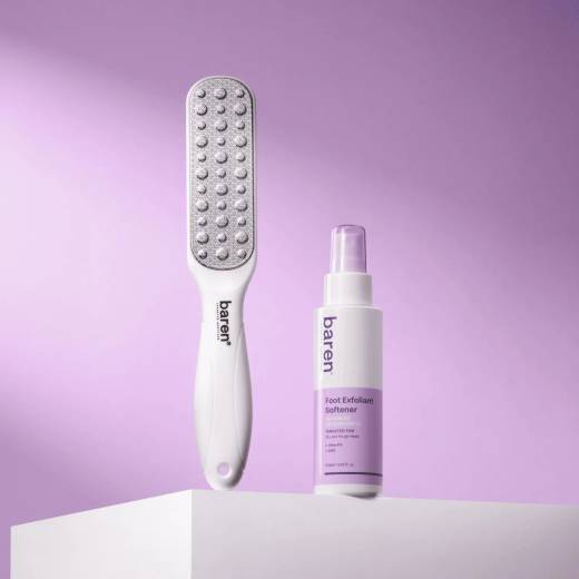 baren Foot Callus Eraser Home Set (Mist 120ml + Foot File)