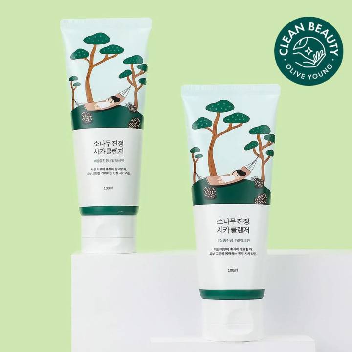 ROUND LAB Pine Calming Cica Cleanser 100ml*2ea Set