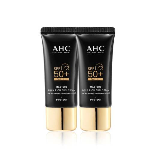 AHC Masters Aqua Rich Sun Cream 30ml Duo Set (Collaboration with Pak Seri)