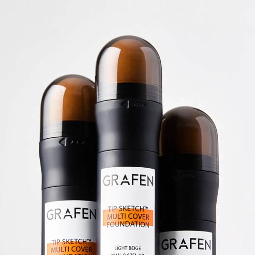 GRAFEN Tip Sketch™ Multi Cover Foundation 20ml (Set/Single) (2 Shades)