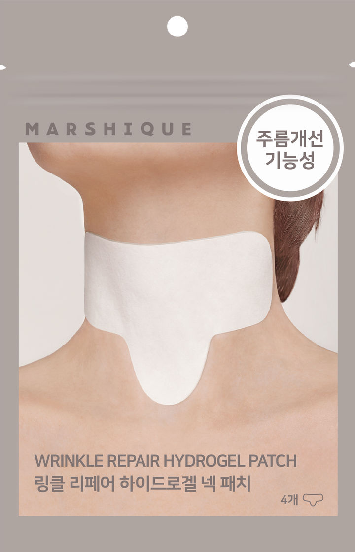 MARSHIQUE Wrinkle Repair Hydro-gel Patch (For Neck) 4P