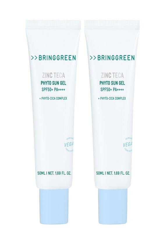 BRINGGREEN Zinc Teca Phyto Sun Gel 50ml 1+1 Set