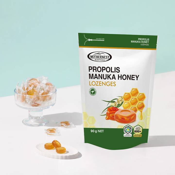 mothernest Propolis Manuka Honey Lozenges 90g