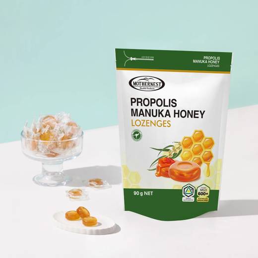 mothernest Propolis Manuka Honey Lozenges 90g