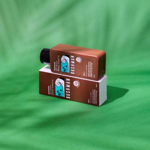 Bushman Sea Friendly Bronze Taning Oil 190ml Set (+Daily Sun Cream 20ml)