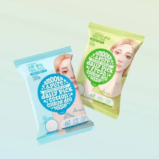Ariul Smooth & Pure Deo Tissue 20P (2 Options)