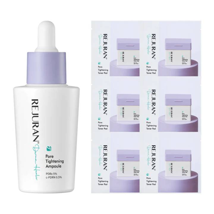 REJURAN Derma Healer Pore Tightening Ampoule 30ml Limited Set (+Toner Pad 2p*6ea)