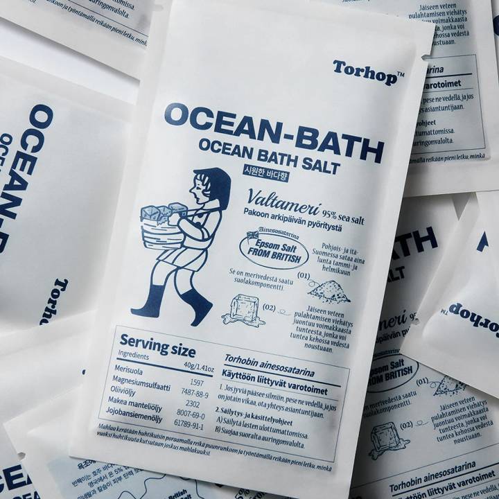 Torhop Bath Salt 40g 4ea Set (Ocean 2ea+Forest 2ea)