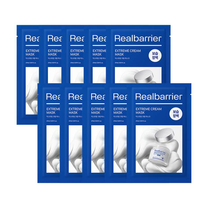 Real Barrier Extreme Cream Mask Sheet 10 Sheets