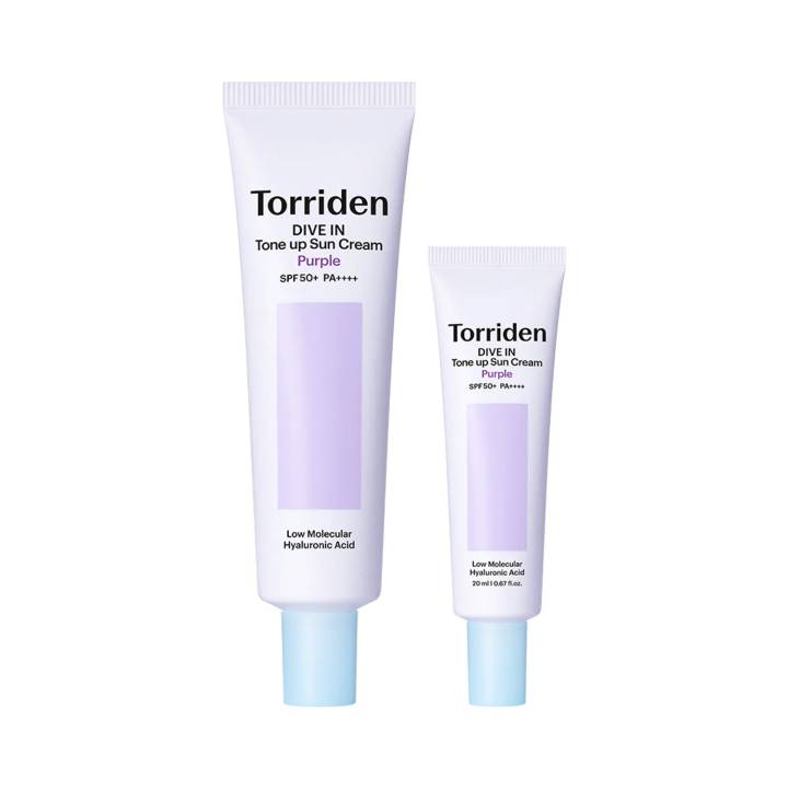 Torriden Dive In Purple Tone Up Sunscreen 60ml Set (+20ml)