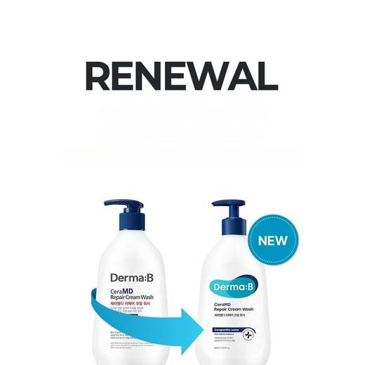 Derma B CeraMD Repair Cream Wash 400mL