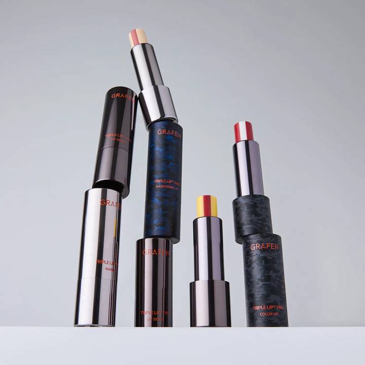GRAFEN Triple Lip Balm PRO Double Set (Handsome Lip / Lip Sense)