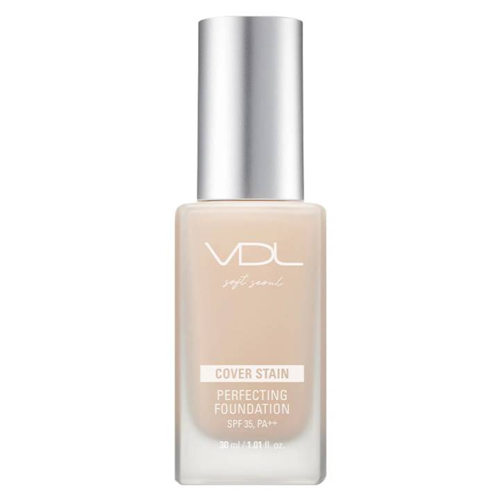 [SOFT SEOUL EDITION] VDL Cover Stain Perfecting Foundation 30ml (SPF35, PA++)(+Pouch, Sticker +Rose PDRN Prep Base Mini)