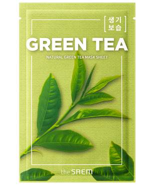 THE SAEM Natural Green Tea Mask Sheet 1ea