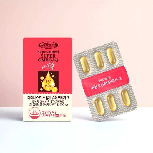 mothernest Supercritical Super Omega-3 30 Capsules*2ea (2-month supply)