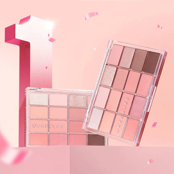 WAKEMAKE Soft Blurring Eye Palette (14 Options)