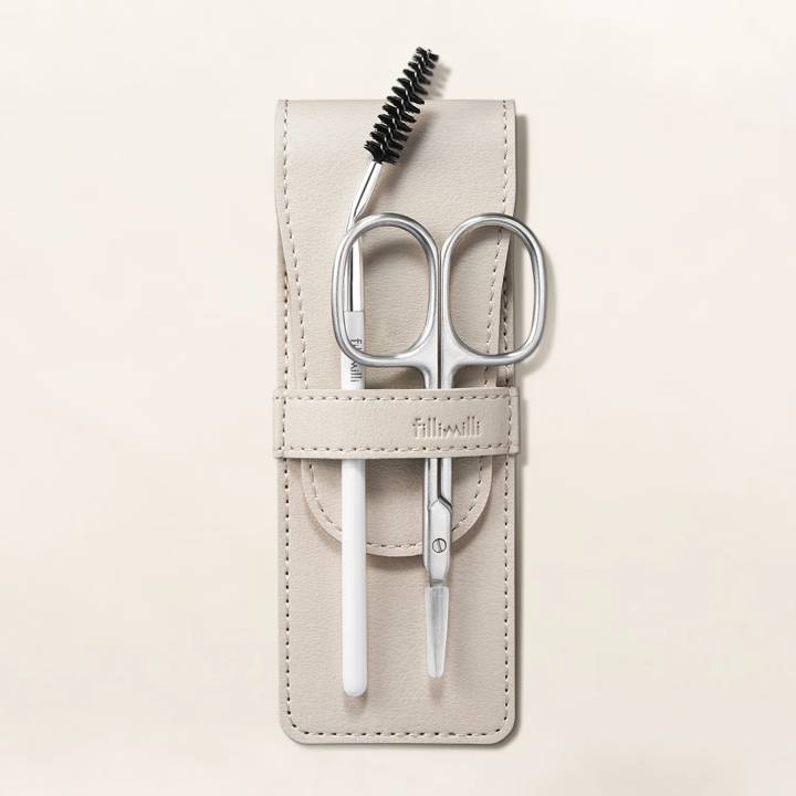 Fillimilli Eyebrow Scissors Set (+Mini Eyebrow Brush) (RENEWAL)