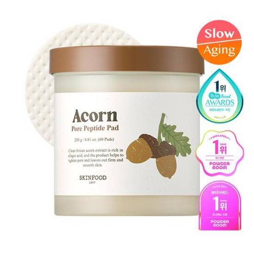 [NEW] SKINFOOD Acorn Pore Peptide Pad 60 Pads