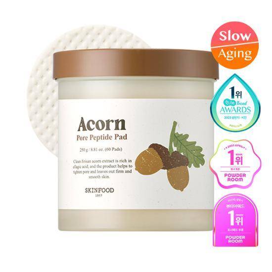 [NEW] SKINFOOD Acorn Pore Peptide Pad 60 Pads