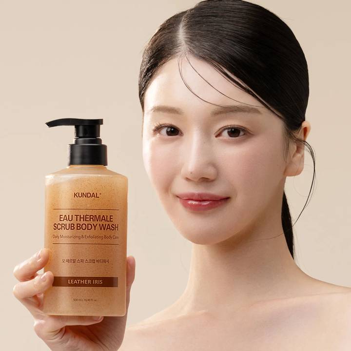 KUNDAL Eau Thermale Scrub Body Wash 500ml (3 Options)