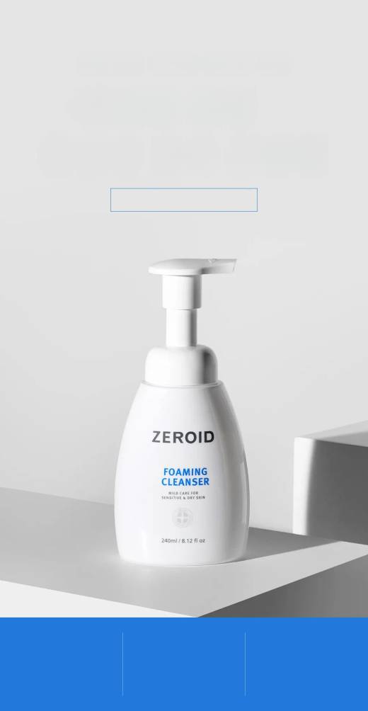 ZEROID Foaming Cleanser 240ml Refill Set