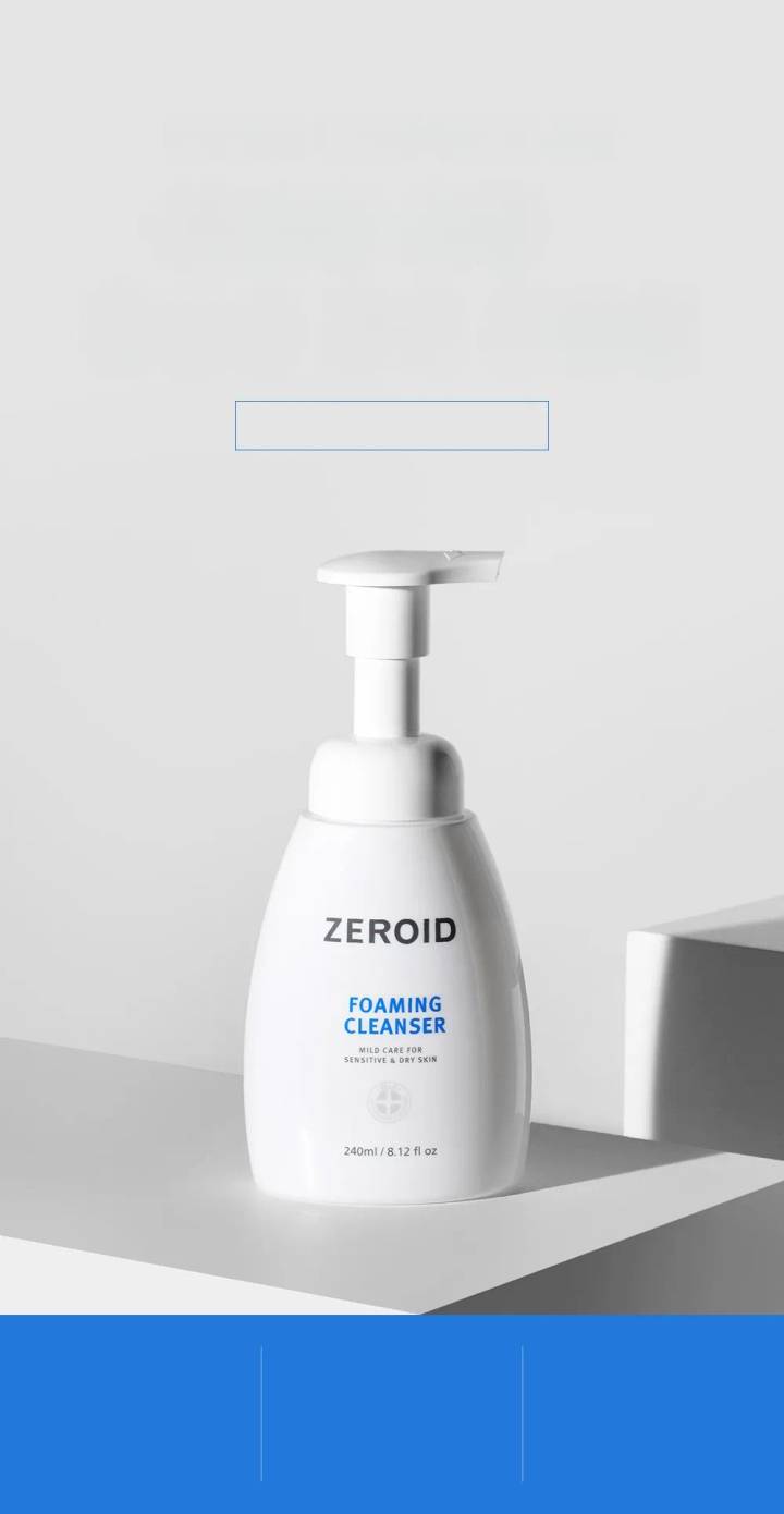 ZEROID Foaming Cleanser 240ml Refill Set