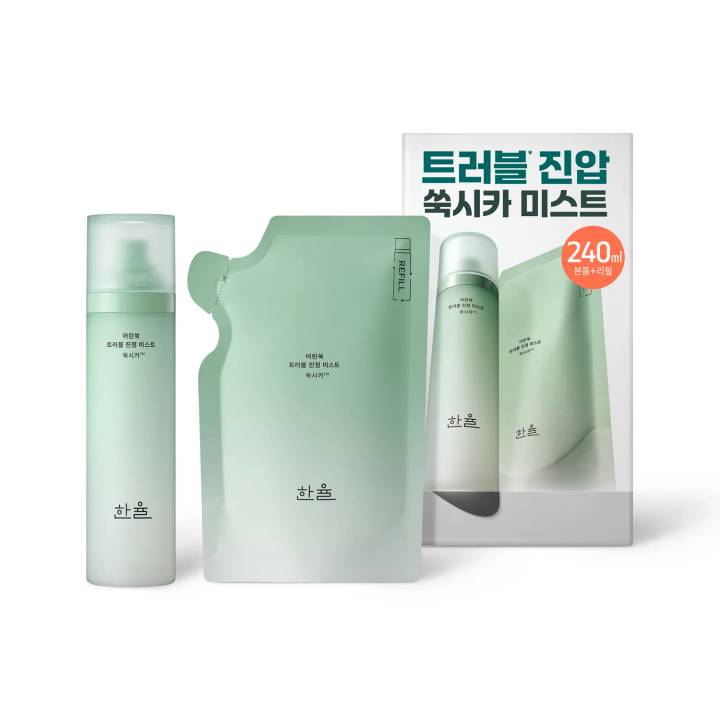 HANYUL Pure Artemisia Trouble Calming Mist 120ml Set (+Trouble Calming Mist Refill 120ml)