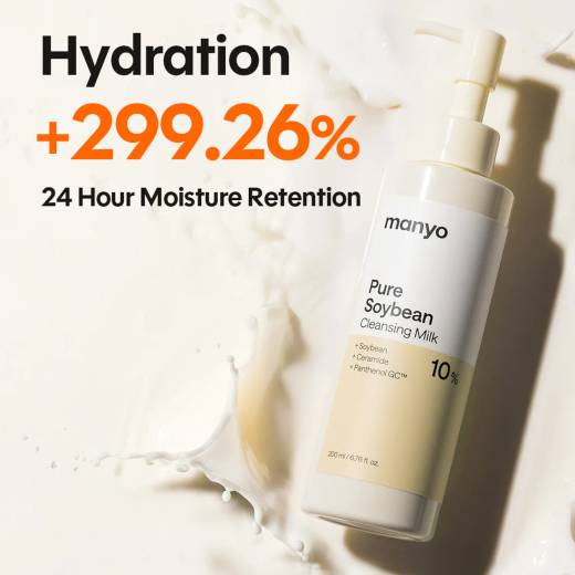 manyo Pure Soybean Cleansing Milk 200ml Set (+Refill 100ml)
