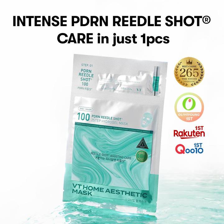 VT PDRN Reedle Shot 100 2Step Hydrogel Mask Sheet 5ea