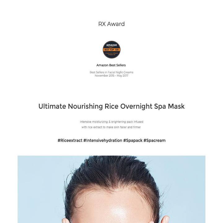 COSRX Ultimate Nourishing Rice Overnight Spa Mask 60 mL