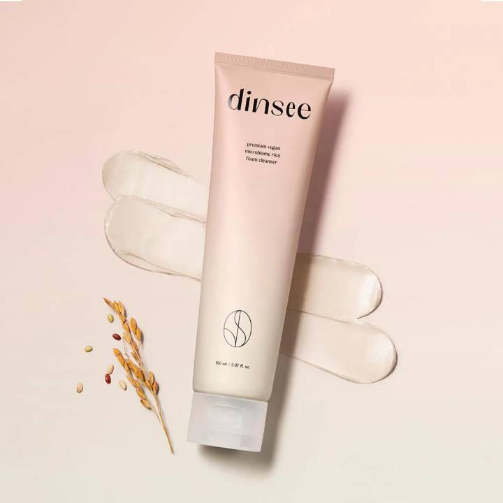 Dinsee Premium Vegan Microbiome Rice Foam Cleanser 150ml