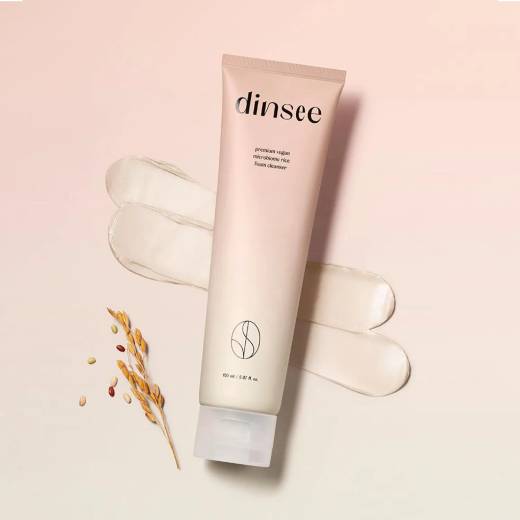 Dinsee Premium Vegan Microbiome Rice Foam Cleanser 150ml