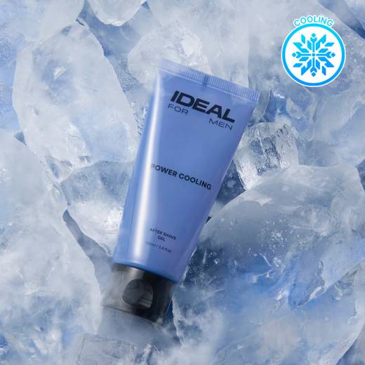 Ideal for Men Power Cooling After Shave 2P Set