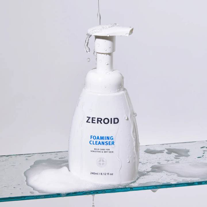 ZEROID Foaming Cleanser 240ml Refill Set (+Refill 240ml)