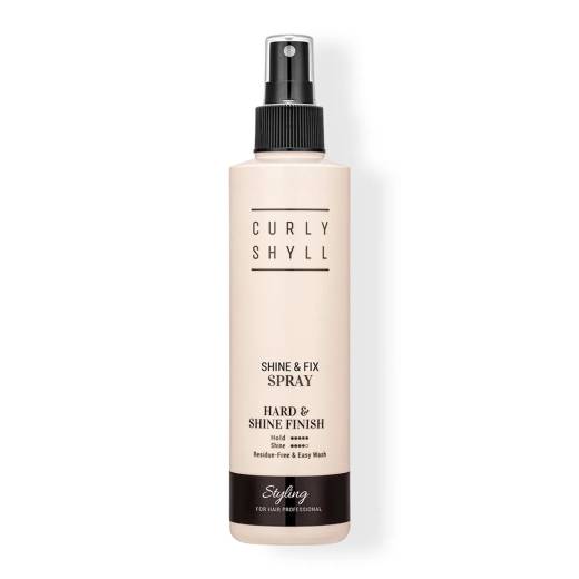 Curly Shyll Shine & Fix Spray Hard & Shine Finish 240ml