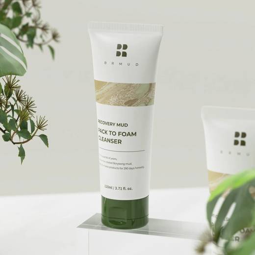 BRMUD Relief Mud Pack To Foam Cleanser 110mL