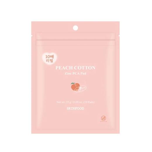 SKINFOOD Peach Cotton Zinc PCA Pad Pouch 10P