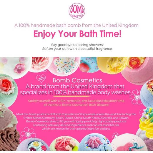 BOMB COSMETICS Foameo & Juliet Bath Blaster 160g