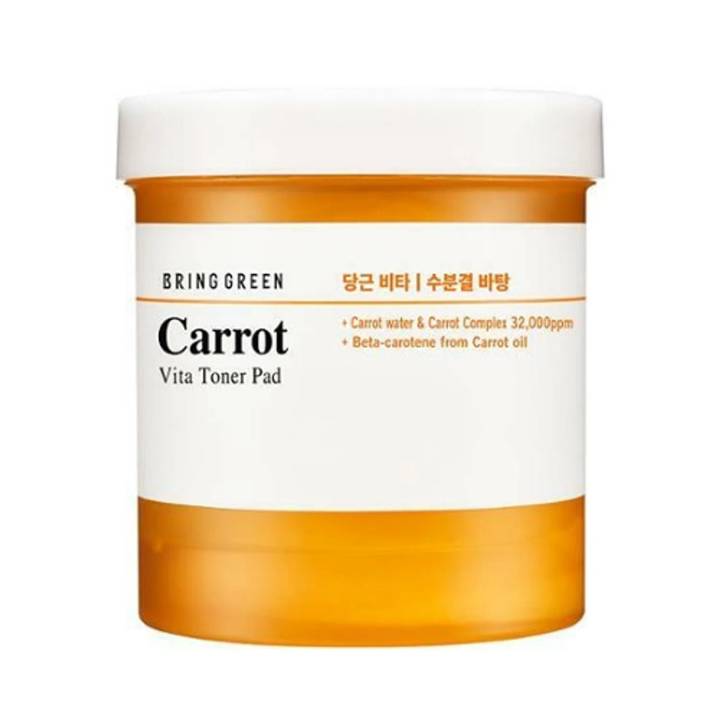 BRINGGREEN Carrot Vita Toner Pad 100 Sheets