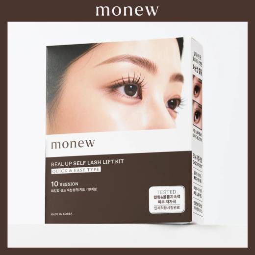 monew Real Up Self Lash Lift 10-Use Kit Quick & Easy Type