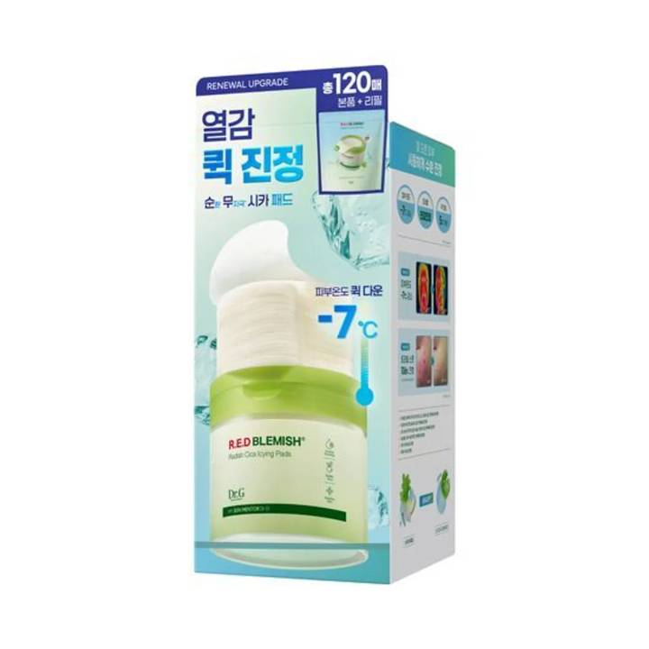 Dr.G Red Blemish Radish Cica Icying Pads 60P Double Pack