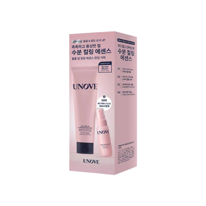 UNOVE Volume Up Curling Essence 147ml (Set/Single)