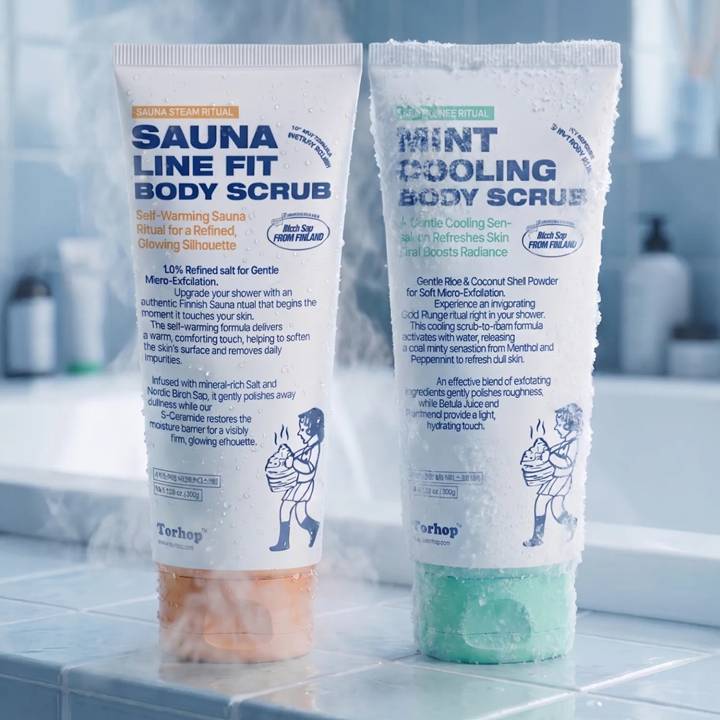 Torhop Body Scrub 200g (Sauna Line Fit/Mint Cooling)