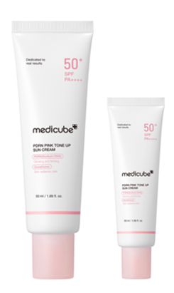 medicube PDRN Pink Tone Up Sun Cream 50ml Set (+20ml)