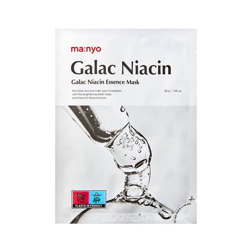 manyo Galac Niacin Essence Mask Sheet Advanced Brightening 1 Sheet