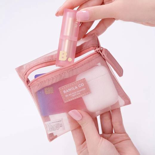 BANILA CO Mesh Pouch 3 Colors (Pink / Magenta / Black)